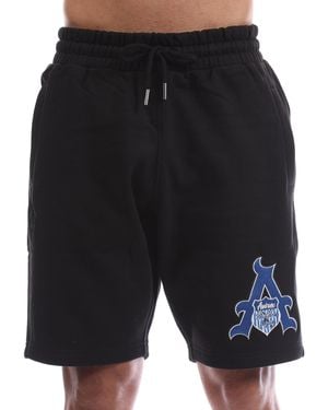 Avirex Juniper Fleece Jogger Shorts - Black