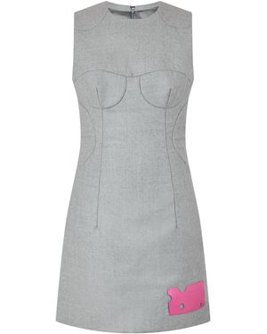 Off-White c/o Virgil Abloh Long Maxi Dress - Grey