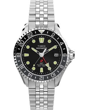 Timex Meridian Quartz Analogue Watch - Metallic