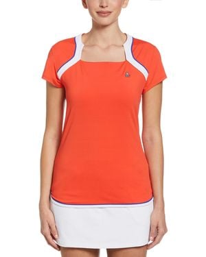 Original Penguin Ss Rnd Nckln - Red