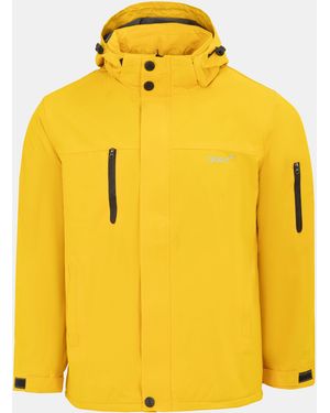 Gelert Fleece Lined Windproof Detachable Hood Parka - Yellow