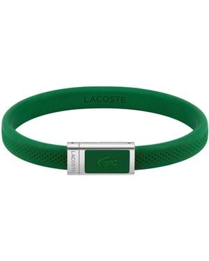 Lacoste 12.12 Gents Silicone Bracelet - Green