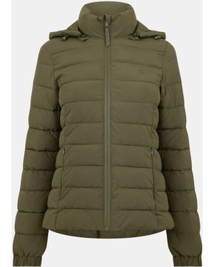 Jack Wills Luna Padded Puffer Jacket - Green