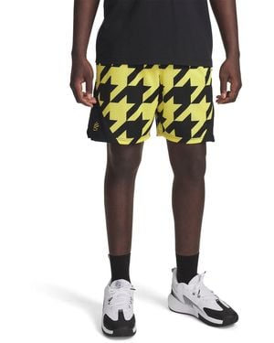 Under Armour Ua Curry Sig Short 3 - Yellow