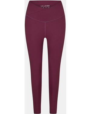 Usa Pro Wrap Legging - Purple