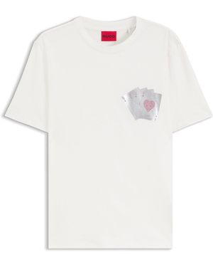 HUGO Dahr Tee Sn64 - White