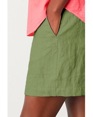 Velvet By Graham & Spencer Linen Tailored Shorts - Green