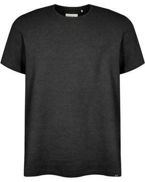 Firetrap Regular Fit Waffle T-Shirt - Black