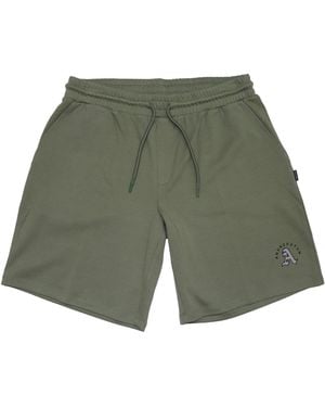 Aquascutum Fleece Jogger Shorts - Green