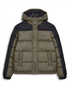 Lambretta P Padded Quilted Puffer Jacket - Green