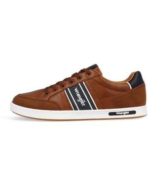 Wrangler Butch Court Trainers - Brown