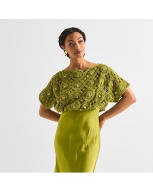 green shell crochet tilly dress Green Shell Crochet Tilly Dress  Never Fully Dressed
