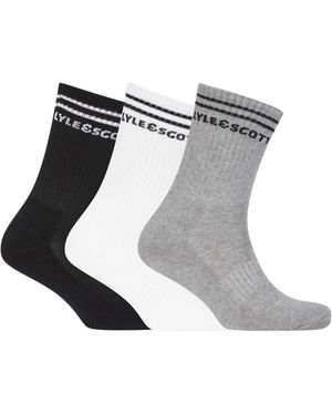 Lyle & Scott Reinforced Work Socks - Black