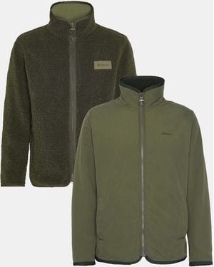 Barbour Reversible Fleece - Green
