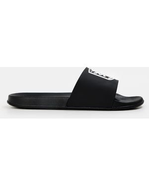 Team Adults Pool Sliders - Black