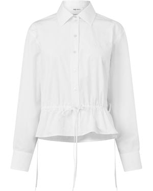McQueen Alex Drawstring Shrt Ld63 - White