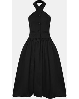 Amy Lynn Alexa Tailor Tailored Fit Maxi Dress - Black