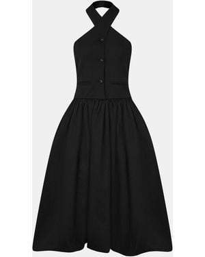 Amy Lynn Alexa Tailor Tailored Fit Maxi Dress - Black