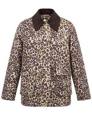 Biba Print Jacket - Brown