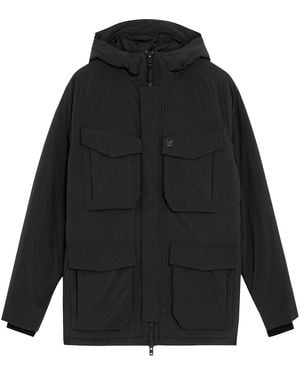 Lyle & Scott Lyle & Scott Funnel Neck Long Sleeve Parka - Black