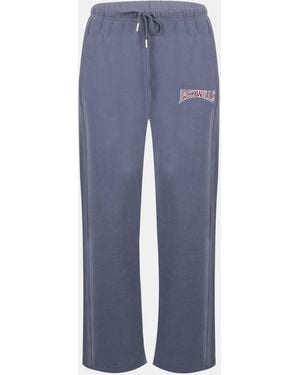 Jack Wills Jw Varsity Open Hem Fleece Joggers - Blue