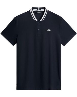 J.Lindeberg Tyson Short-Sleeve Performance Polo Shirt - Blue