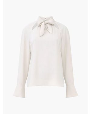French Connection Carmen Long-Sleeve Blouse - White
