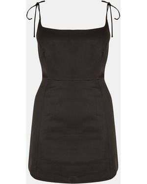 Ted Baker Tie Strap Mini Dress - Black