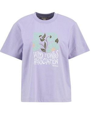 Barbour T-Shirt - Purple