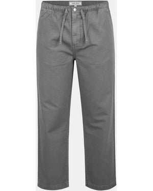 Jack Wills Canvas Wide Leg Trousers - Blue
