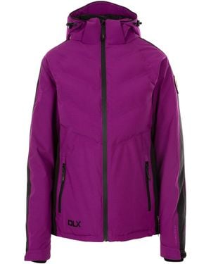 DLX Gabriella Waterproof And Breathable Tailored Fit Ski Jacket - Purple