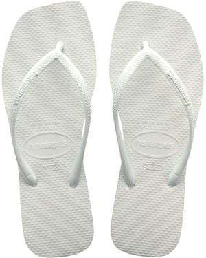 Havaianas Slim Square Flip Flops - Grey