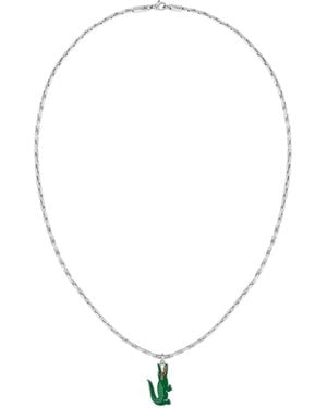 Lacoste Arthor Stainless Steel Necklace - Metallic