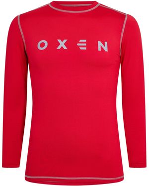 OXEN Long Sleeve Baselayer Top - Red