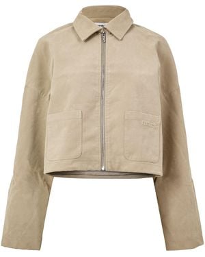 Mars the Label Sde Bomber Jacket - Natural