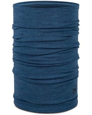 Buff Merino Midweight Neckwarmer Adults - Blue