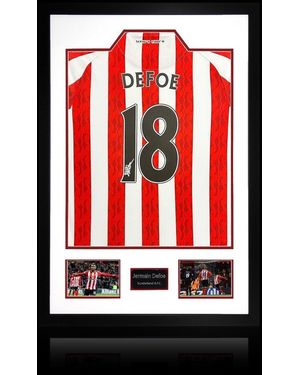 The Fan Cave Jermain Defoe Signed Sunderland Shirt Premium - Red