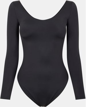 Balenciaga Jersey Stretch Bodysuit - Blue