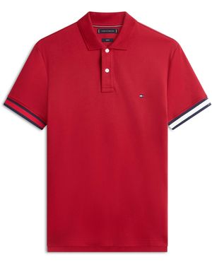 Tommy Hilfiger Short Sleeve Polo Shirt - Red