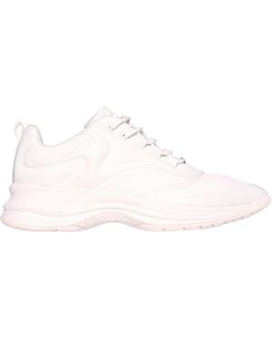 Skechers Glossed Hot Melt Embossed Neoprene Low-Top Trainers - Pink
