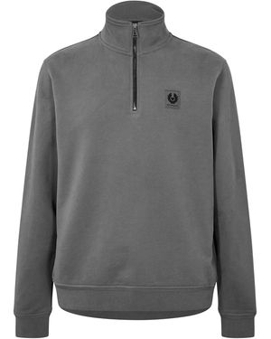 Belstaff Quarter Zip Sweatshirt - Grey
