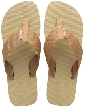 Havaianas Urban Basic Rubber Sole Flip Flops - Natural