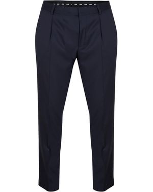 BOSS H-Perin Straight Leg Trousers - Blue