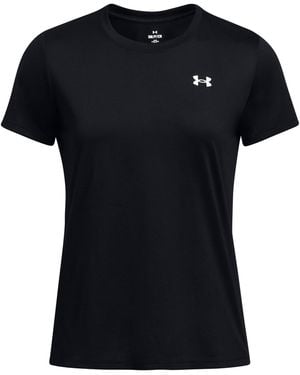 Under Armour Tech Solid Short Sleeve Performance Gym Top - Black