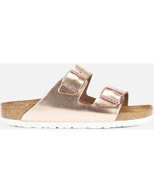 Birkenstock Arzna Leather Clogs - Natural