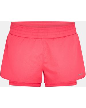 Head Advantage Performance Tennis Shorts - Pink