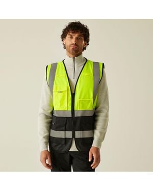 Regatta Pro Hi-Vis Executive Vest - Green