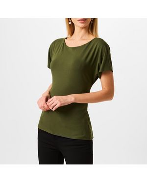 Biba Tie Front Top - Green
