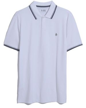 Original Penguin Short Sleeve Polo Shirt - Blue
