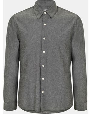 Peter Werth Long Sleeve Plain Shirt - Grey